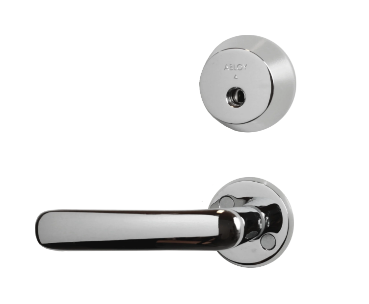 ulko-oven lukkopesä ja painike