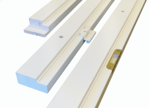 Välioven karmi oksaton ja tiivistetty maalattu valkoinen 92 mm