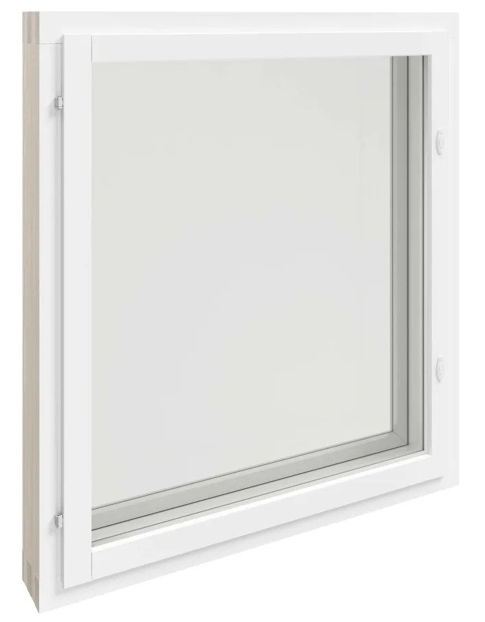 Kaski avattava ikkuna msea valkoinen