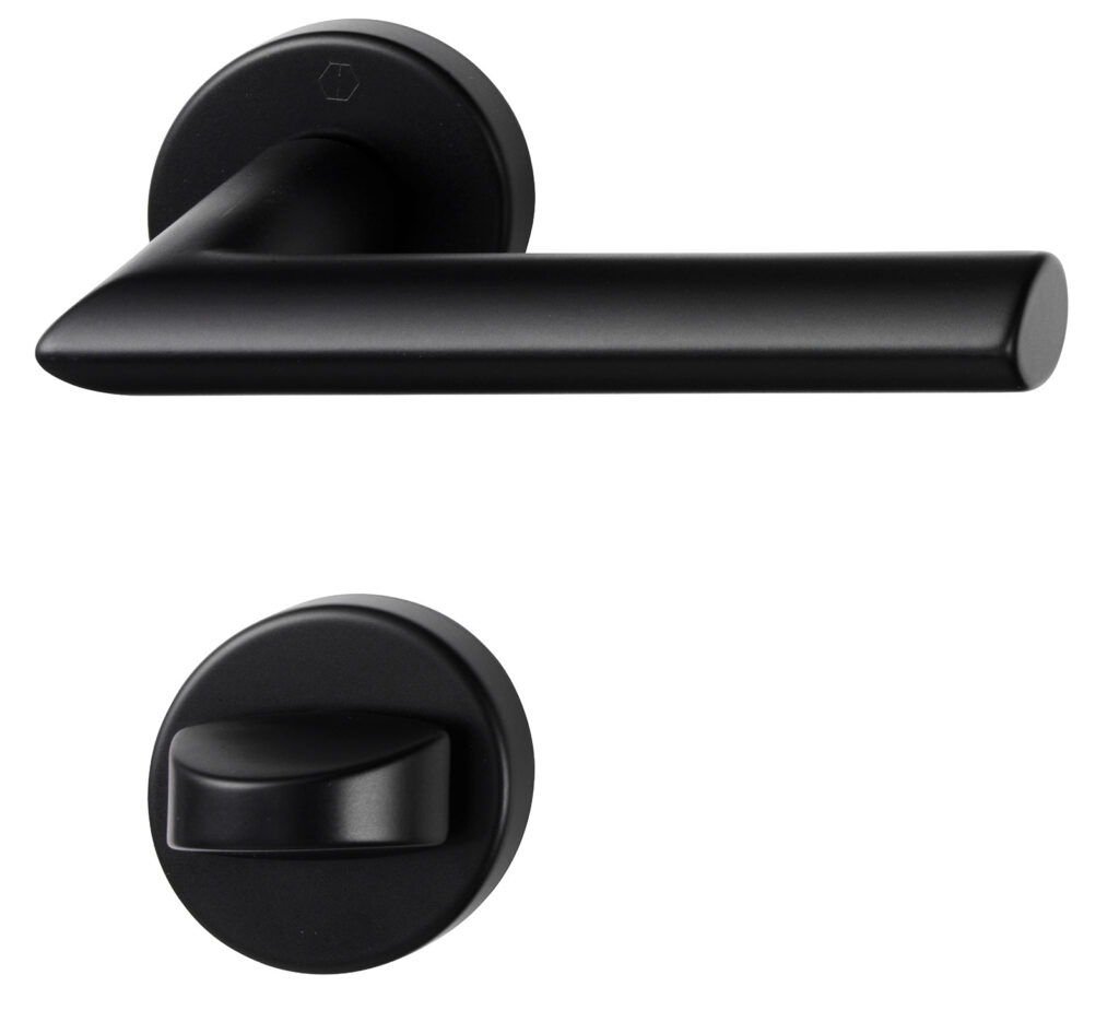 Hoppe painike stockholm musta wc hela