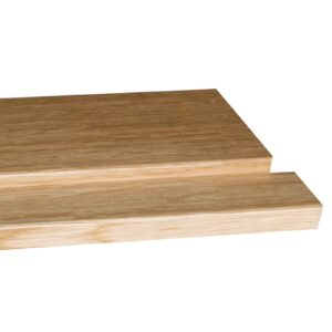 Tammikynnys lakattu kyntteellinen 92mm