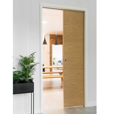 Swedoor liukuovi seinän sisään steady 411 slide tammivaakaviilu